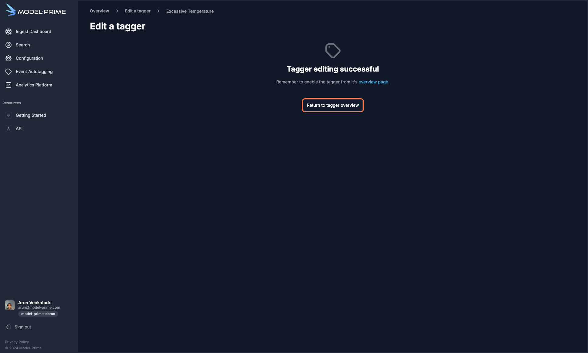 Tagger overview